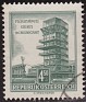 Austria - 1957 - Monumentos - 4,50 S - Verde - Austria, Airport - Scott 627A - Schwechat Vienna Airport - 0